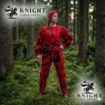 16th Century Landsknecht Costume Set, Puffy Slit Doublet, Cap, Codpiece Hose