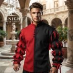 Joerg Landsknecht Doublet, Cotton Canvas Medieval Jacket, Renaissance Costume, Slashed Clothing, LARP Outfit