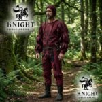 16th Century Landsknecht Costume Set, Puffy Slit Doublet, Cap, Codpiece Hose