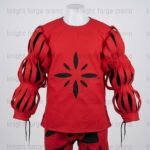 16th Century Landsknecht Costume Set, Puffy Slit Doublet, Cap, Codpiece Hose