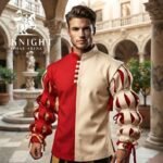 Joerg Landsknecht Doublet, Cotton Canvas Medieval Jacket, Renaissance Costume, Slashed Clothing, LARP Outfit
