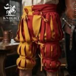 Joerg Landsknecht Trousers | Medieval Striped Slops, Cotton Canvas Renaissance Hose, LARP Costume Pants