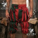 Joerg Landsknecht Trousers | Medieval Striped Slops, Cotton Canvas Renaissance Hose, LARP Costume Pants