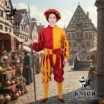 Joerg Landsknecht Doublet Trousers Set, Cotton Canvas Medieval Jacket, Renaissance Slops Costume Hat