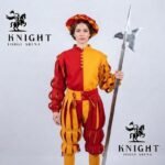 Joerg Landsknecht Doublet Trousers Set, Cotton Canvas Medieval Jacket, Renaissance Slops Costume Hat
