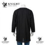 Hand Stitched Cotton Canvas Viking Tunic, Medieval LARP Costume, Loose Fit Shirt